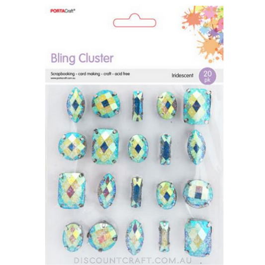 Bling Clusters 20pc - Iridescent