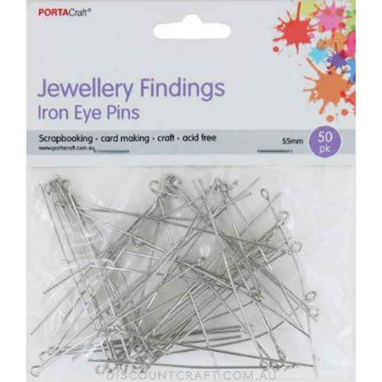 Eye Pins 55mm 50pk Iron