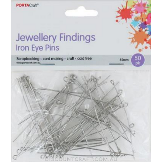 Eye Pins 55mm 50pk Iron