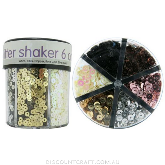 Glitter Shaker 6 way Sequins 80g