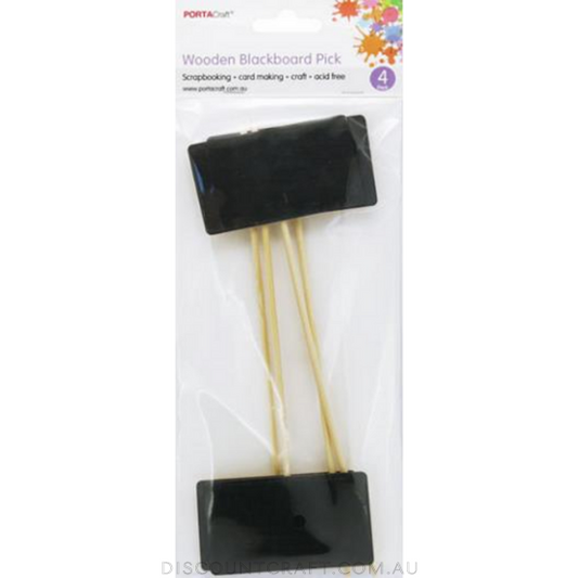 Blackboard Picks 4pc Rectangle