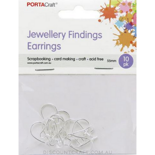Earring Hooks 14mm 10pk