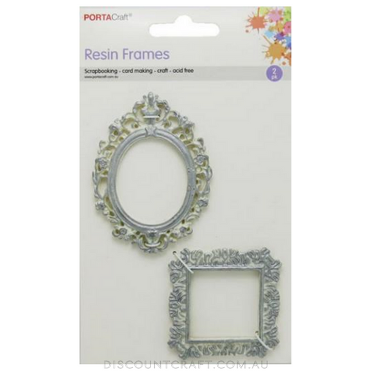 Resin Frames 2pk - Silver