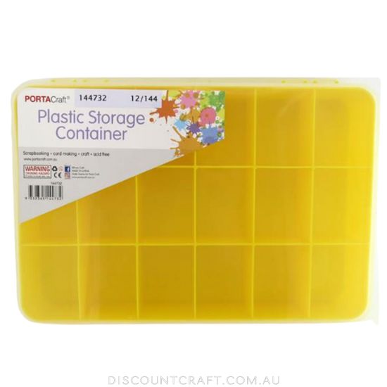 Craft Storage Box - 18 Compartment Organiser