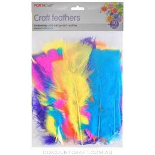 Turkey Feathers 10g - Multi Bright