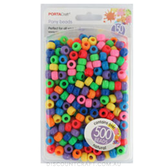 Beads Pony 150g - Natural