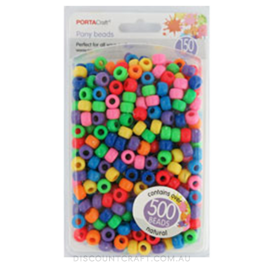 Beads Pony 150g - Natural