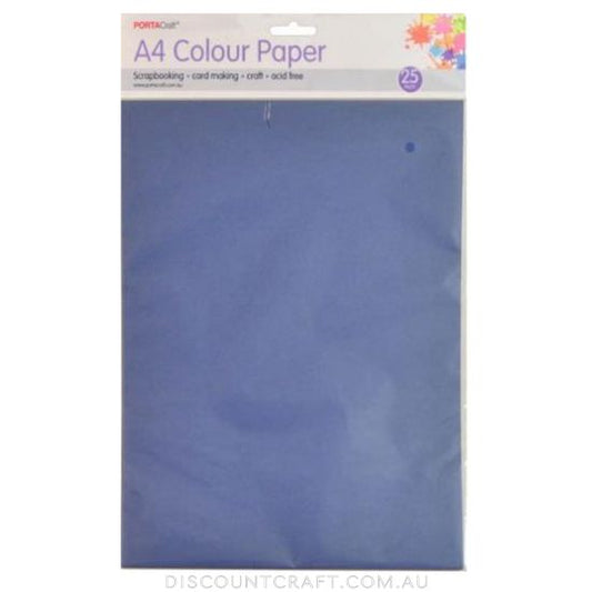 A4 Paper 80gsm 25pk - Dark Powder Blue