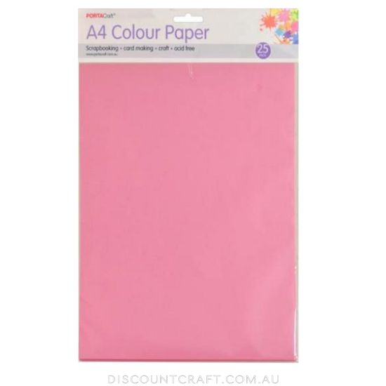A4 Paper 80gsm 25pk - Fandango Pink