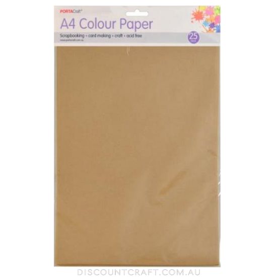 A4 Paper 80gsm 25pk - Kraft