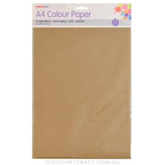 A4 Paper 80gsm 25pk - Kraft