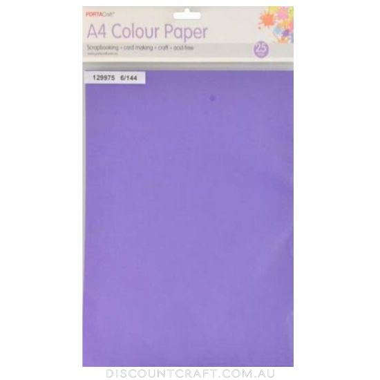 A4 Paper 80gsm 25pk - Lavender