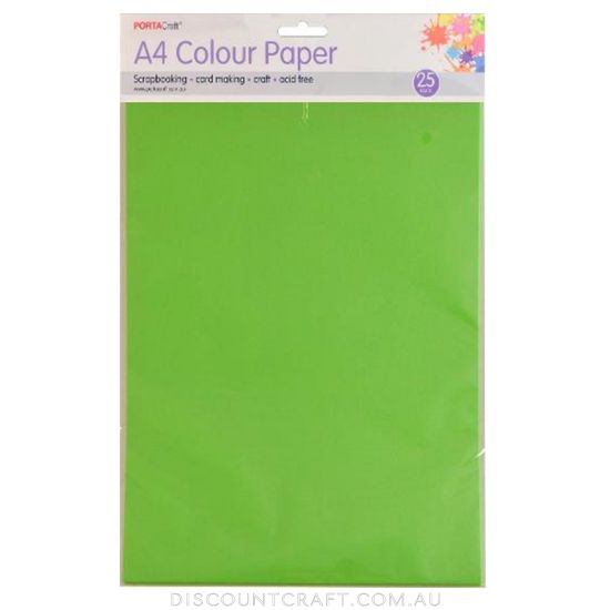 A4 Paper 80gsm 25pk - Tree Green