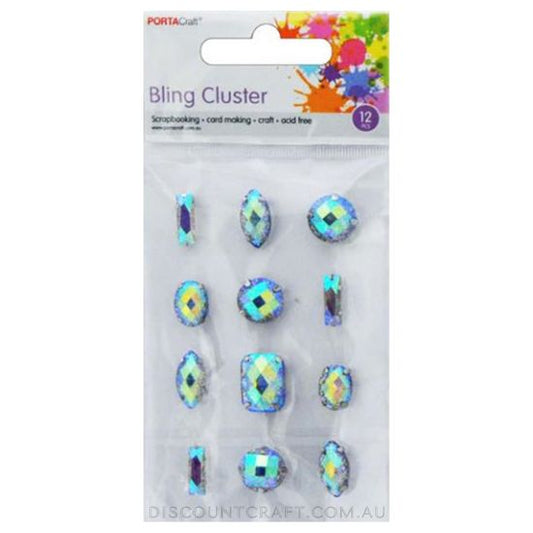 Bling Clusters 12pk - Iridescent