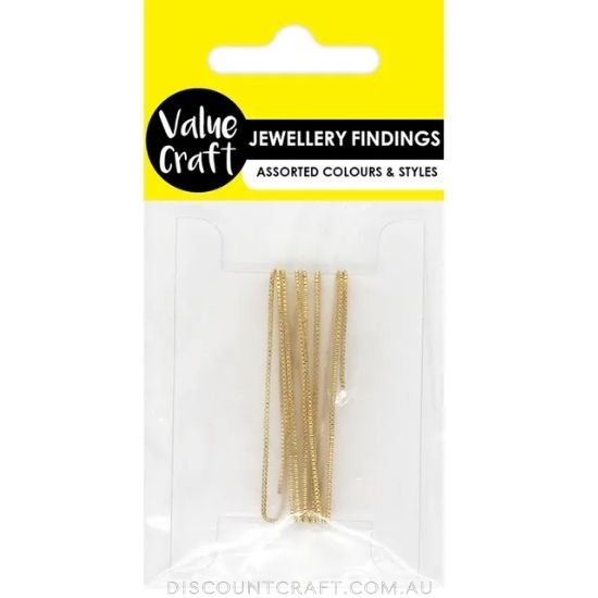Box Chain 0.8mm 0.8m - Gold
