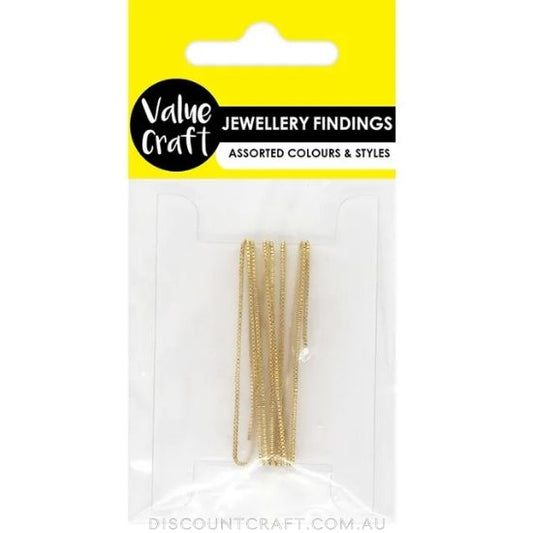 Box Chain 0.8mm 0.8m - Gold