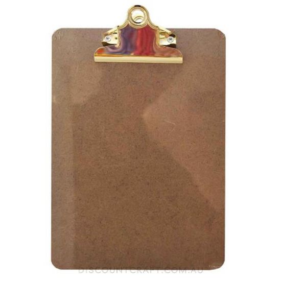 A5 Clipboard with Gold Clip