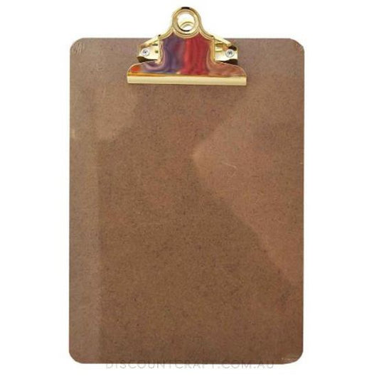 A5 Clipboard with Gold Clip