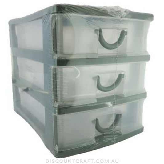 Craft Storage 3 Drawer 130x170x150mm