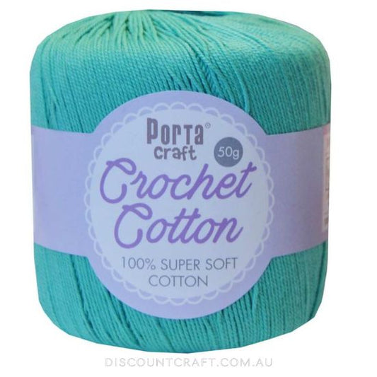 Crochet Cotton 50g 145m 3ply - Caribbean