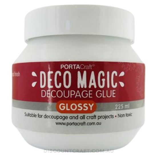 Deco Magic Deco Magic Decoupage Glue Glossy 225ml - Discount Craft