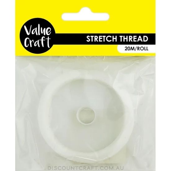 Easy Knot Stretch Thread Roll 20m - Clear