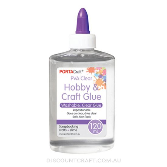 Clear PVA Hobby Craft Glue 120ml