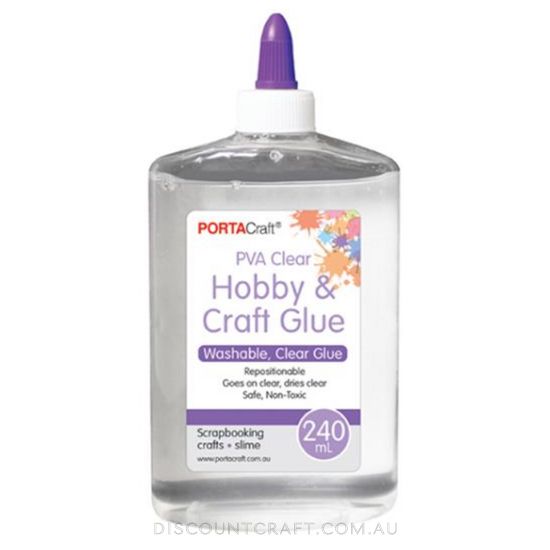 Clear PVA Hobby Craft Glue 240ml