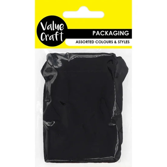Mini Black Velvet Bags 2pk