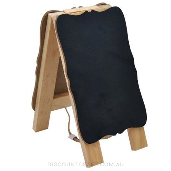 Mini Chalkboard Easel Double Sided - 95x139mm
