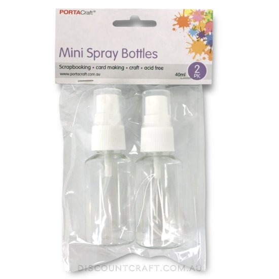 Mini Spray Bottles 40ml 2pk