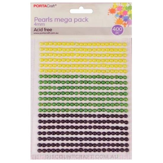 Pearl Jumbo Pack 4mm 400pc - Garden