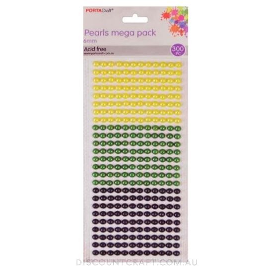 Pearl Jumbo Pack 6mm 300pc - Garden