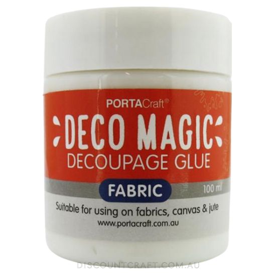 Decoupage Glue Fabric 100ml Tub