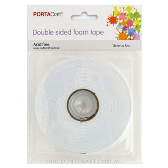 Double Sided Foam Tape 18mm x 5 meter