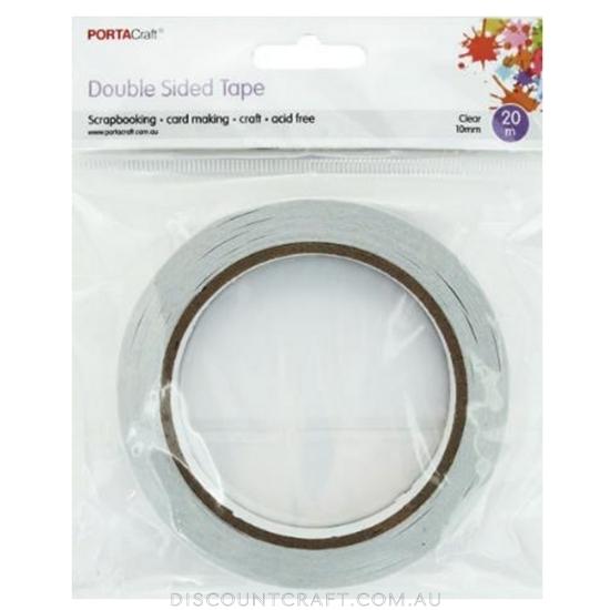 Clear Double Sided Tape 10mm x 20m