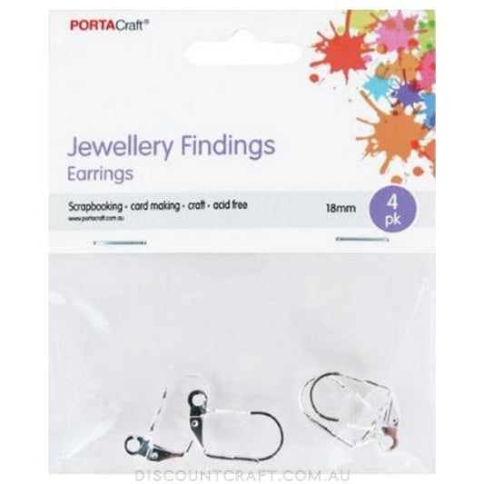 Earrings 18mm 4pk