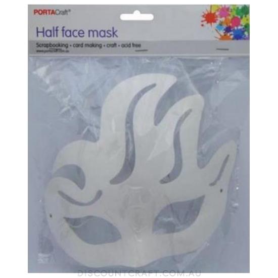 Half Face Mask 19x18cm - Princess