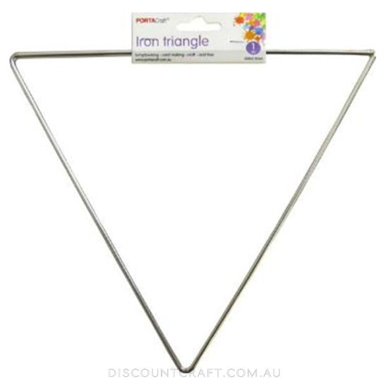 Metal Triangle 300x2.8mm - Silver - Discount Craft