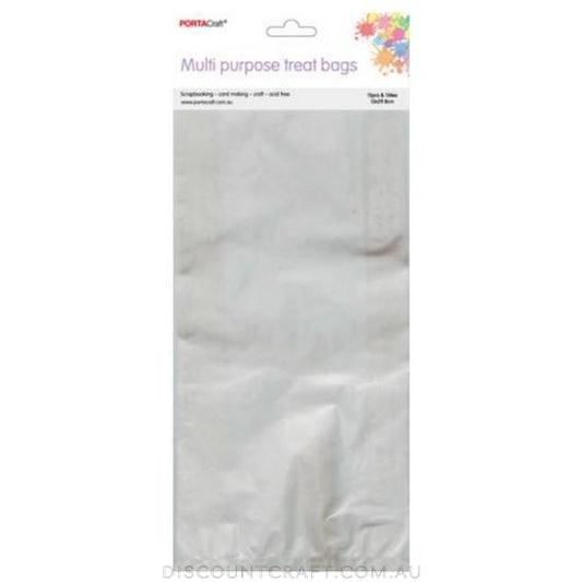 Multi Purpose Treat Bags 130x298mm with Ties 15pk