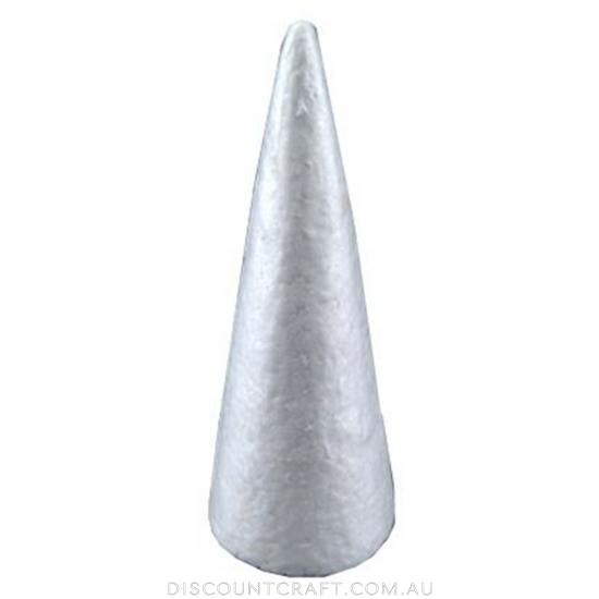 Polystyrene Cone 25cm x 9.5cm