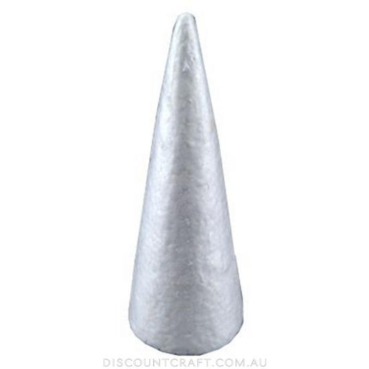 Polystyrene Cone 25cm x 9.5cm