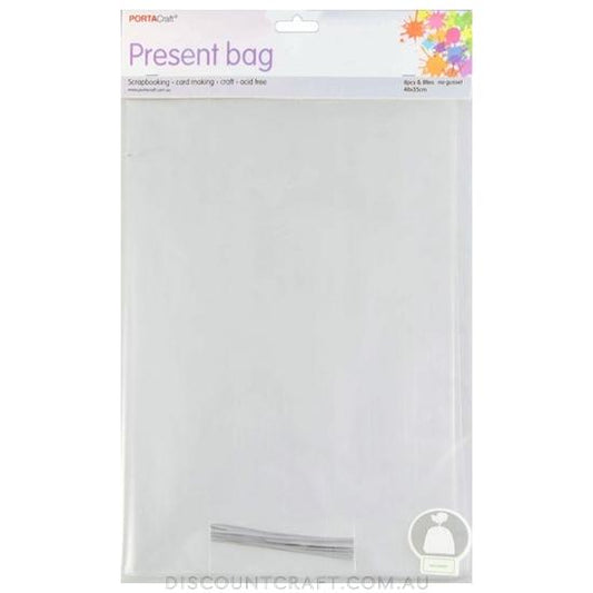 Present Bags 48x35cm 8 Bags & Ties