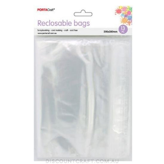 Resealable Bag 200x280mm 13pk