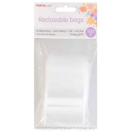 Resealable Bag 50x75mm 100pk