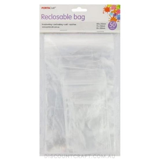 Resealable Bag Assorted Sizes 50pk