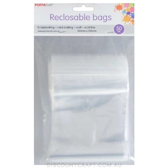 Resealable Bag 100x150mm 50pk