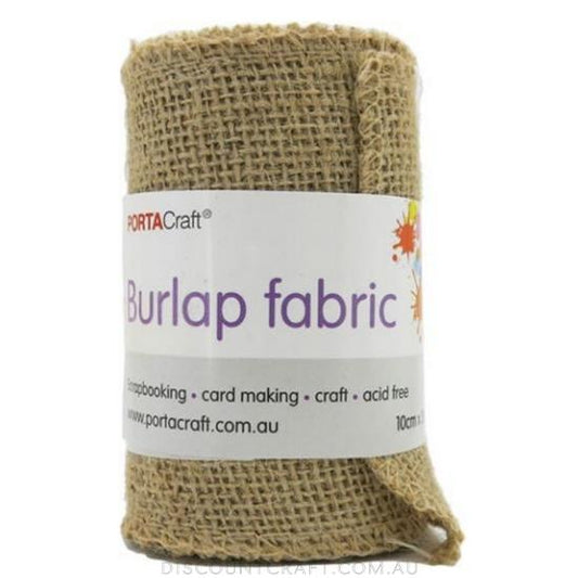 Burlap Fabric Roll 10cm x 3m