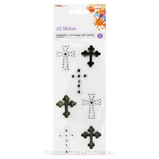 Gem Decals 7pc - Crosses