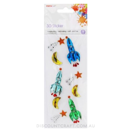 Gem Decals 9pc - Space